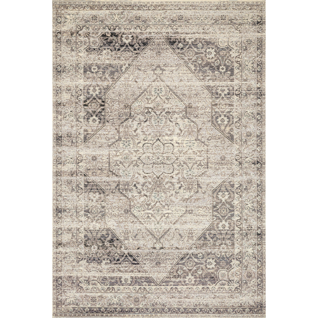 Loloi Mika Stone / Ivory 5'-3" x 7'-8" Area Rug