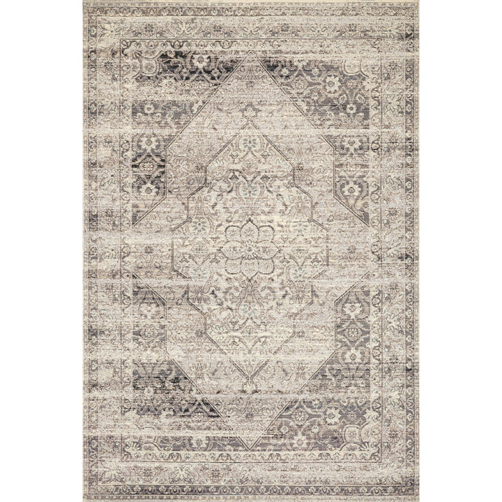 Loloi Mika Stone / Ivory 5'-3" x 7'-8" Area Rug