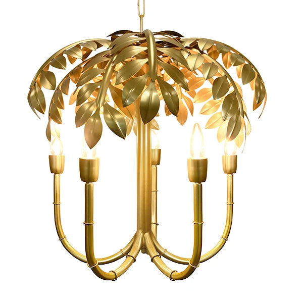 Millie 5-Light Palm Tree Chandelier