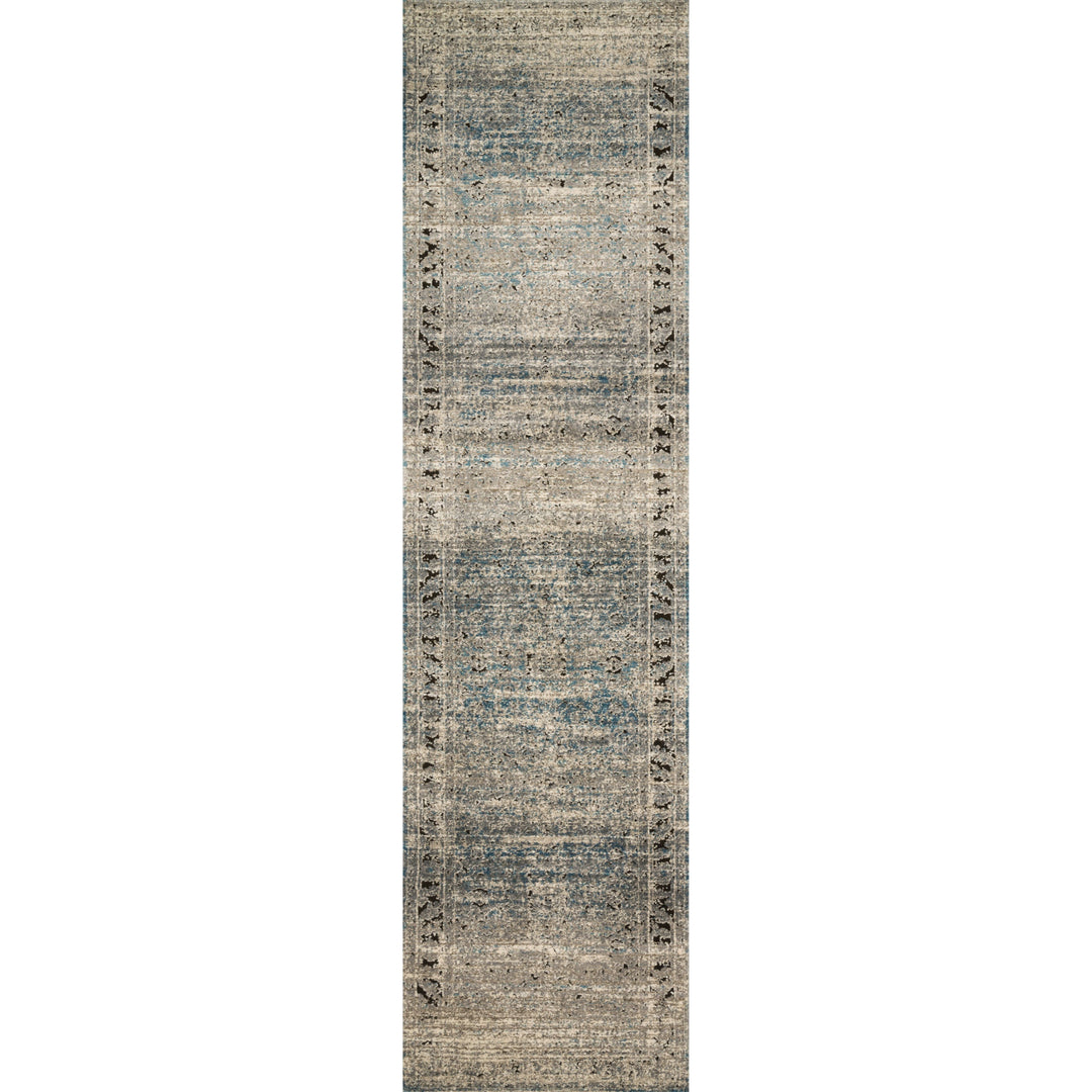 Loloi Millennium Grey / Blue 5'-3" x 7'-6" Area Rug