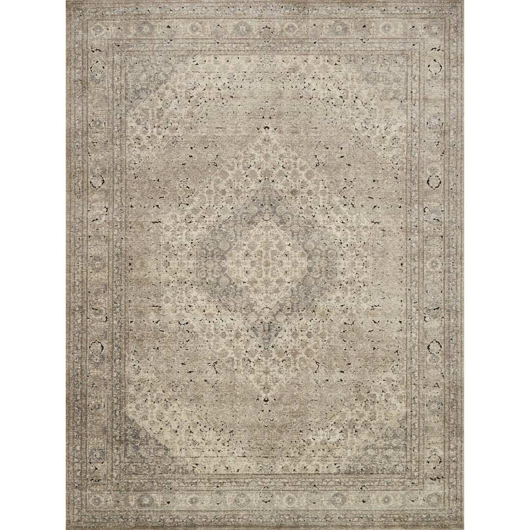 Loloi Millennium Sand / Ivory 18" x 18" Sample Rug