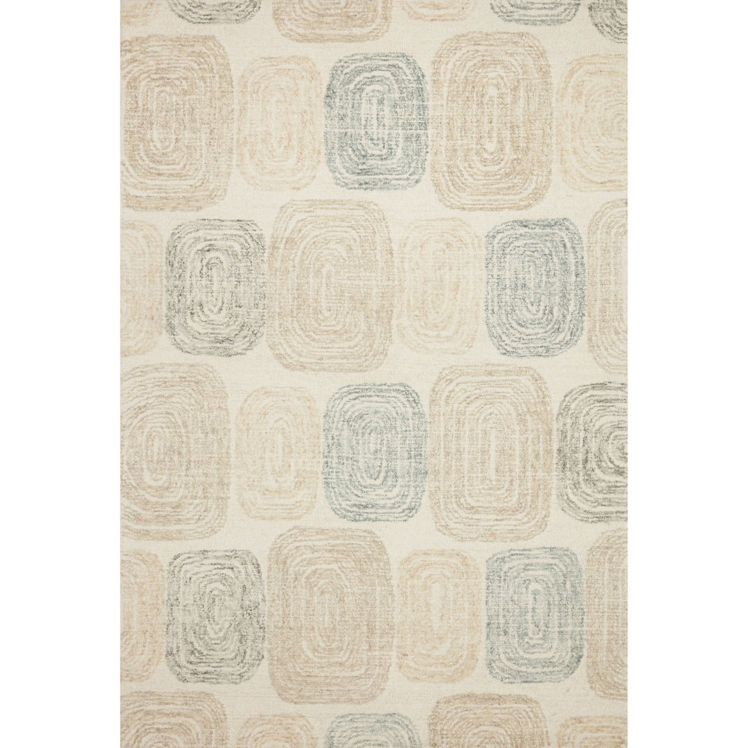 Loloi Milo Teal / Neutral 3'-6" x 5'-6" Accent Rug