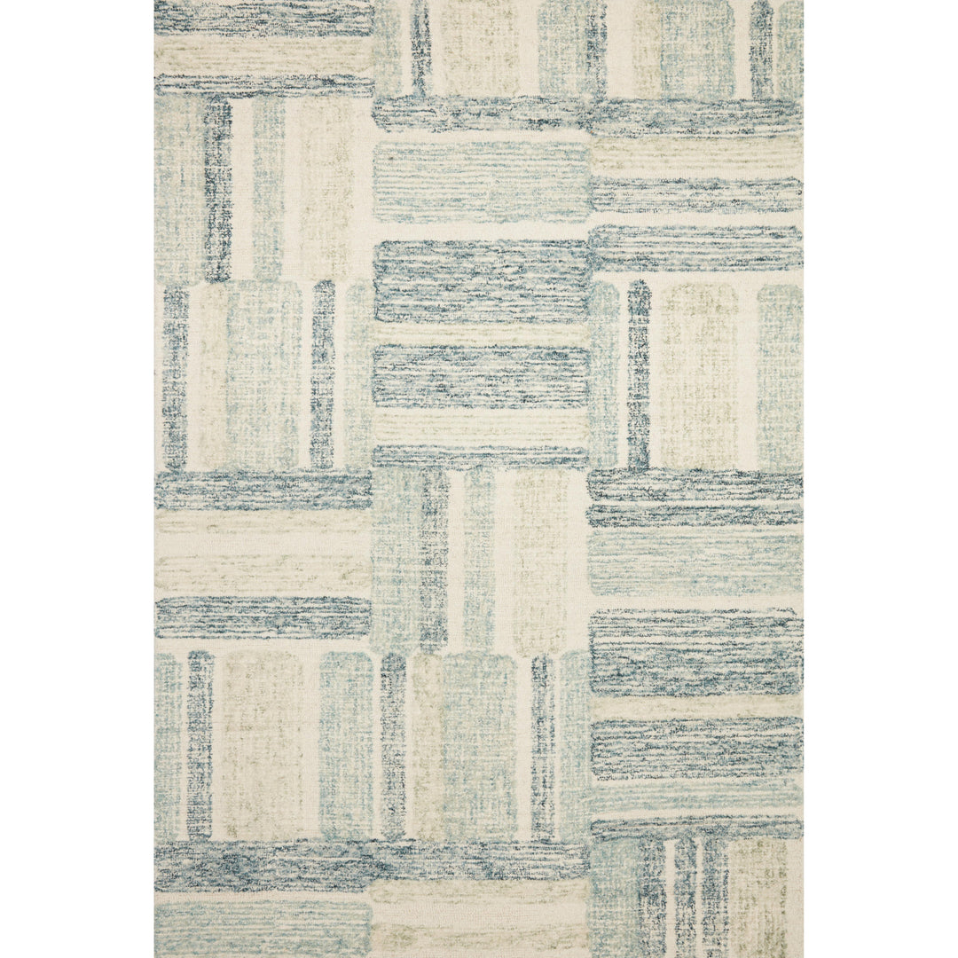 Loloi Milo Aqua / Denim 3'-6" x 5'-6" Accent Rug