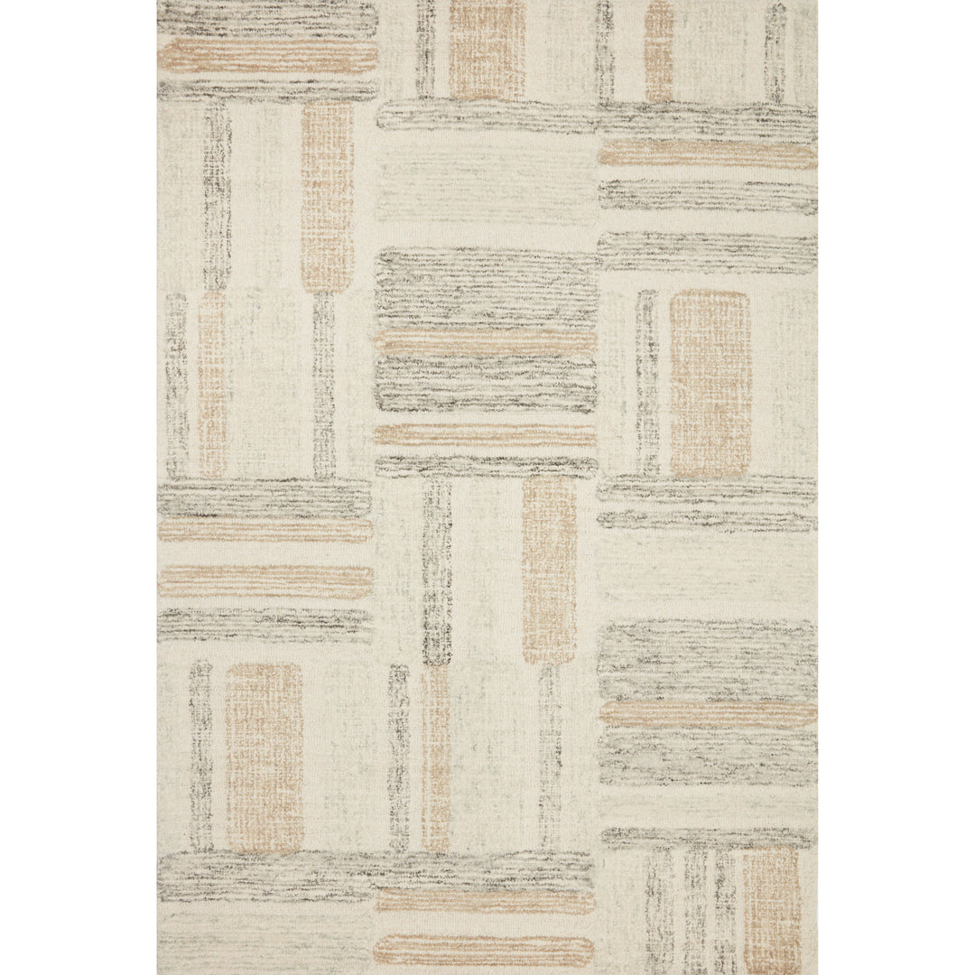 Loloi Milo Slate / Olive 18" x 18" Sample Rug