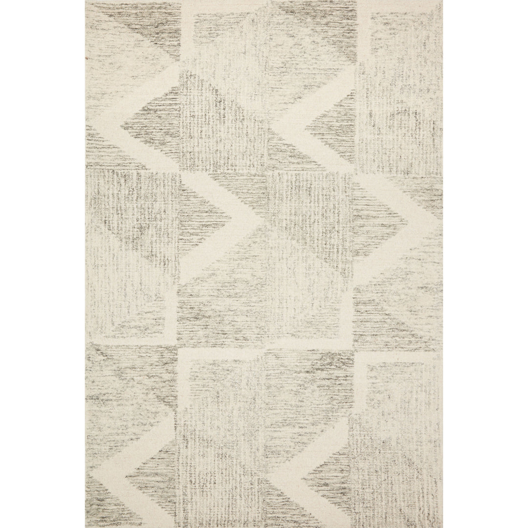 Loloi Milo Lt Grey / Granite 2'-3" x 3'-9" Accent Rug