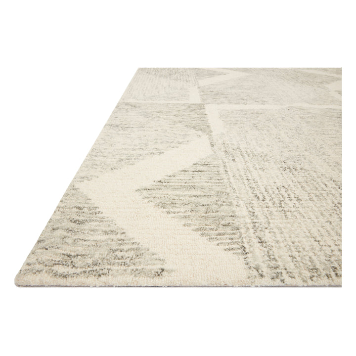 Loloi Milo Lt Grey / Granite 2'-3" x 3'-9" Accent Rug