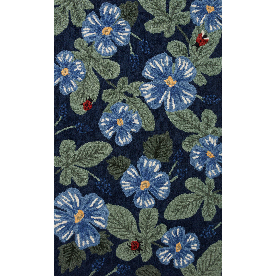 Rifle Paper Co. x Loloi Minnie Navy 2'-3" x 3'-9" Accent Rug