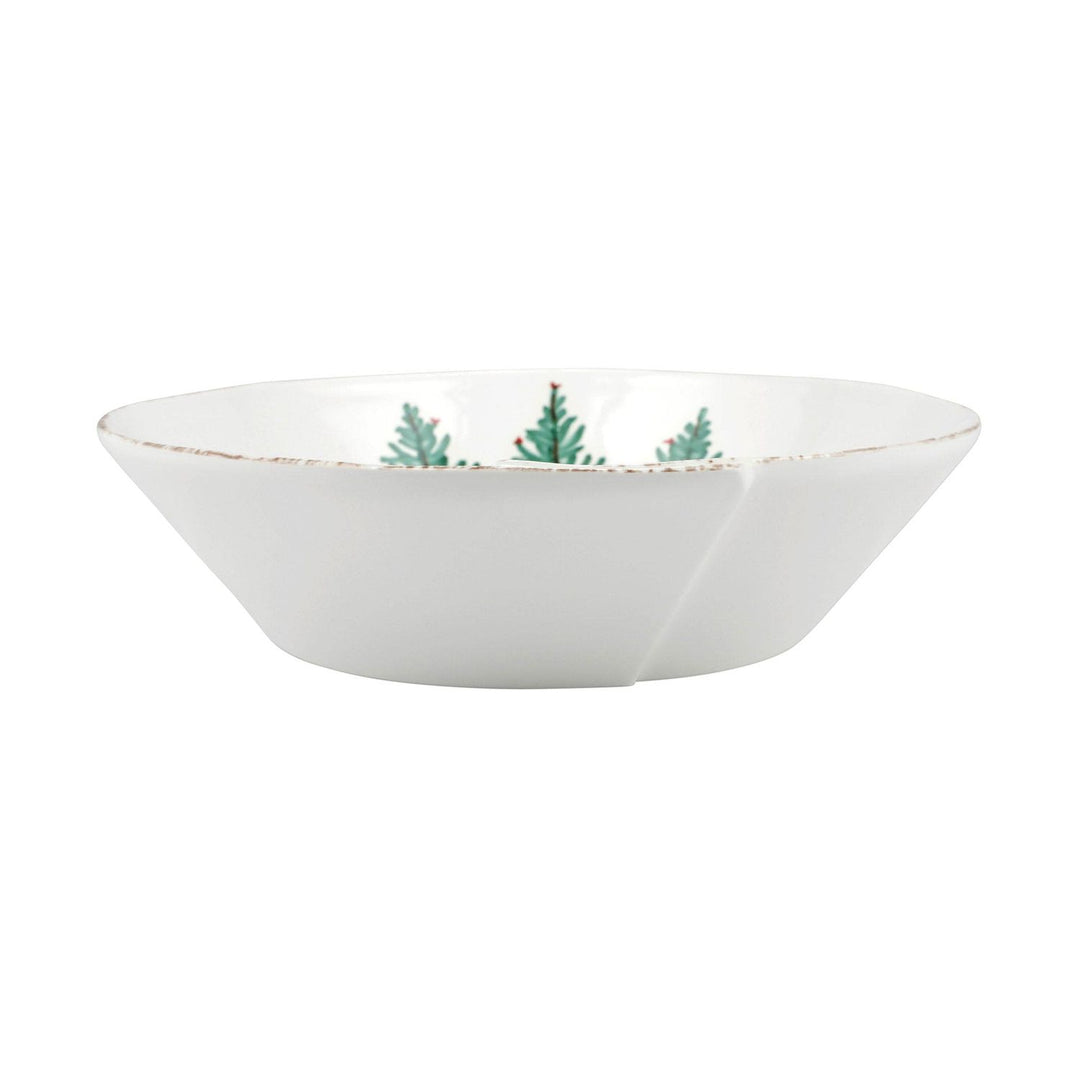 Melamine Lastra Holiday Shallow Serving Bowl