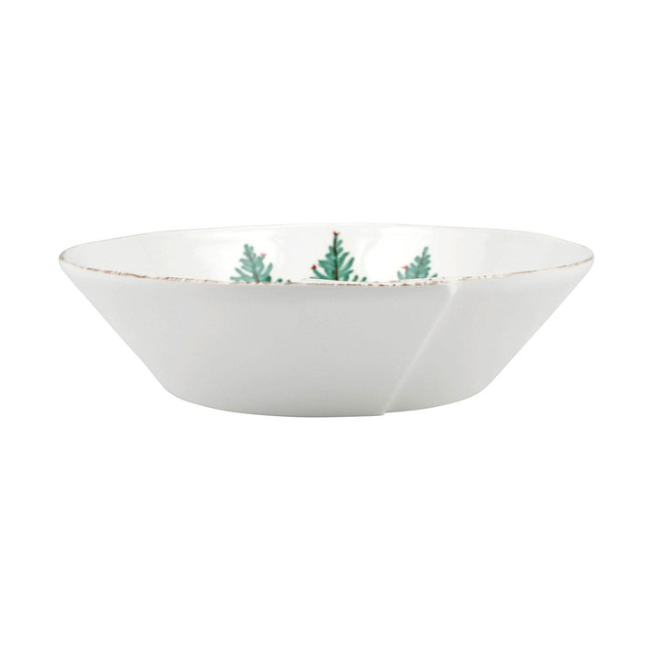 Melamine Lastra Holiday Shallow Serving Bowl
