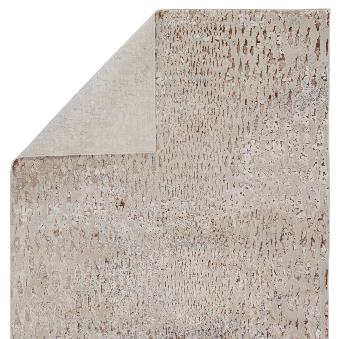 Nikki Chu by Jaipur Living Kimball Animal Pattern Beige/ Bronze Area Rug (7'10"X10'6")