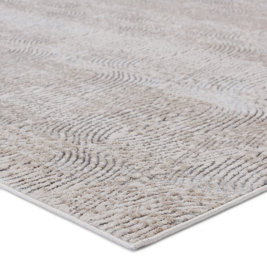 Nikki Chu by Jaipur Living Jaco Trellis Cream/ Gray Area Rug (7'10"X10'6")