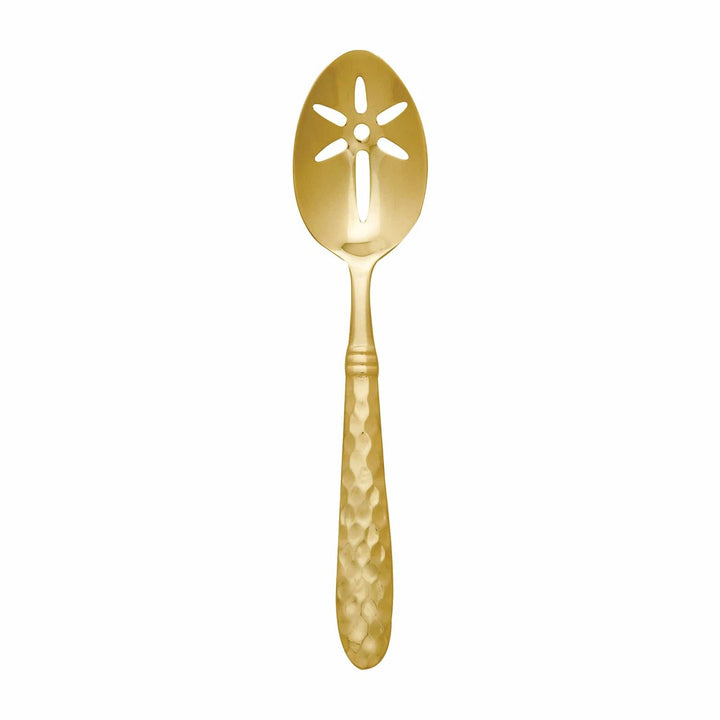Martellato Slotted Serving Spoon - Gold / Gold