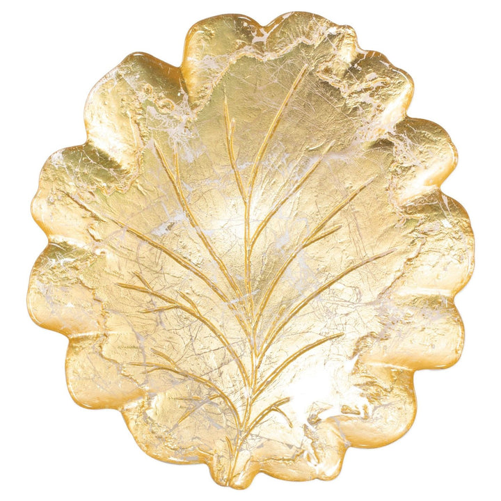 Moon Glass Leaf Platter - Default Title