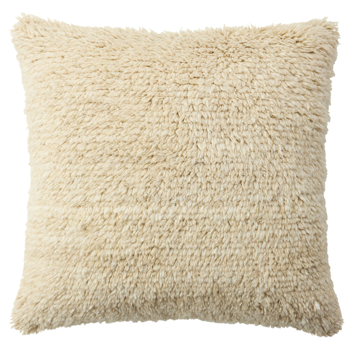 Designer Edit Jardine Solid Cream Pillow Cover (24" Square)