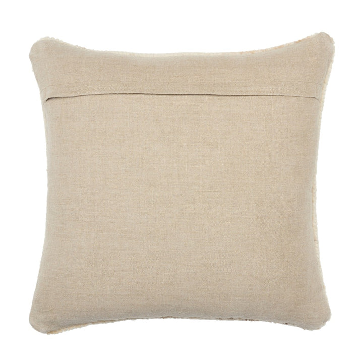 Designer Edit Cadogan Solid Cream/ Tan Poly Fill Pillow (26" Square)