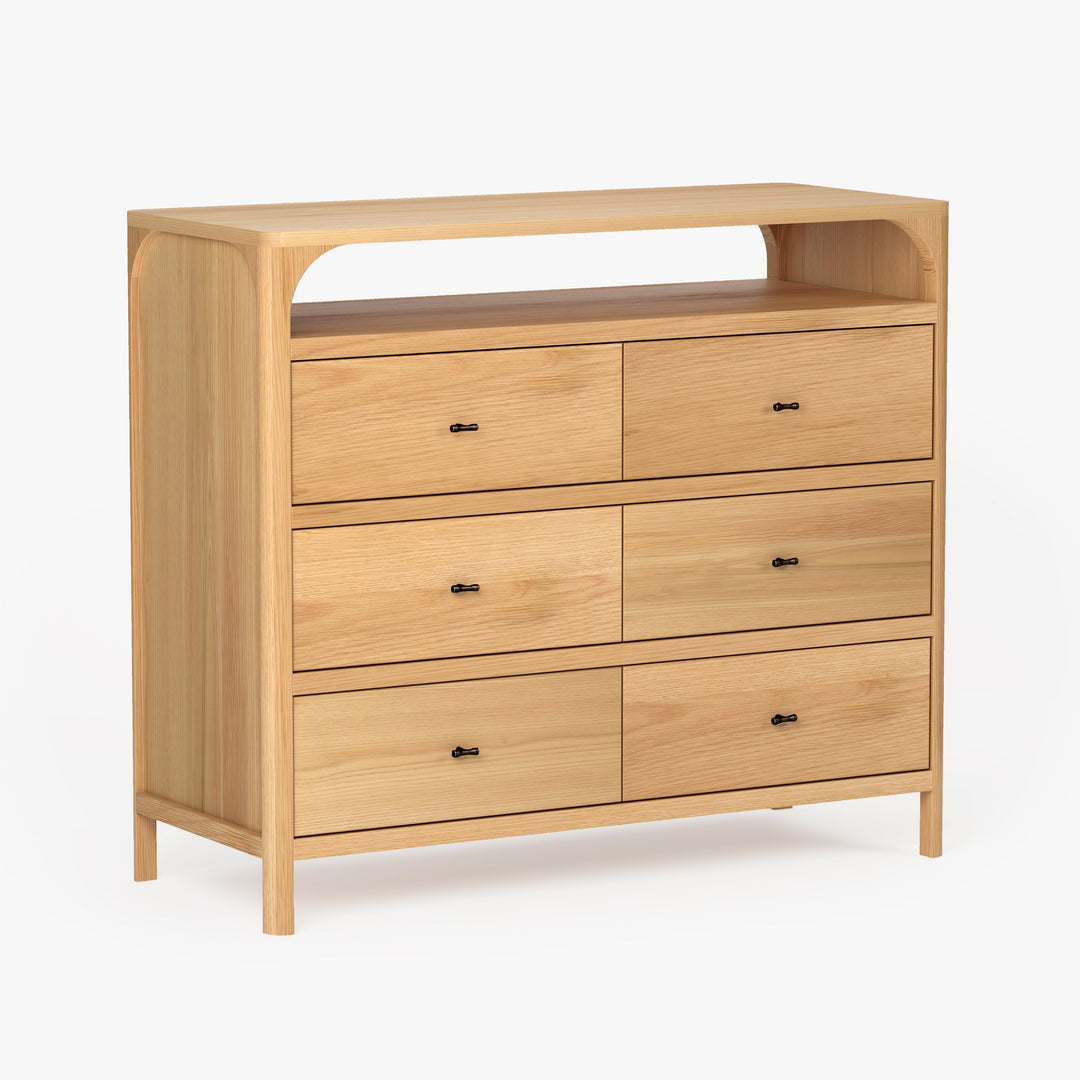 Co.House Cali 6-Drawer Oak Dresser