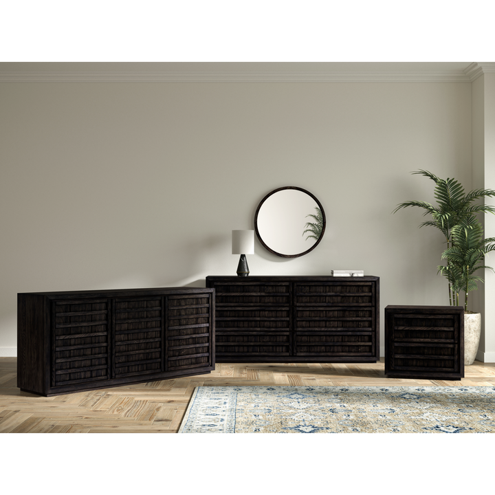 Buddy 6D Wide Dresser - Charcoal