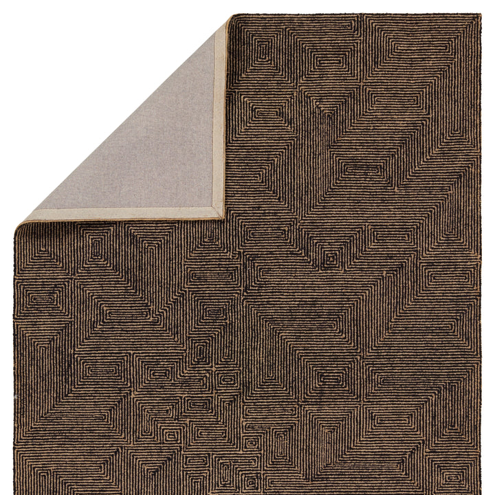 Jaipur Living Quarion Handmade Geometric Tan/Black Area Rug (8'X10')