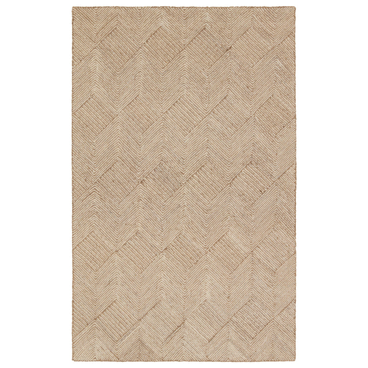 Jaipur Living Castellan Handmade Chevron Tan/Ivory Runner Rug (3'X8')