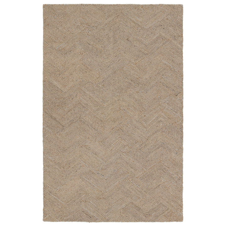 Jaipur Living Friesian Handmade Chevron Tan/Gray Runner Rug (3'X8')