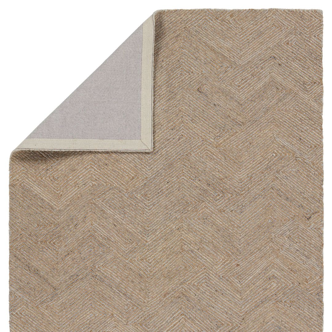 Jaipur Living Friesian Handmade Chevron Tan/Gray Area Rug (10'X14')