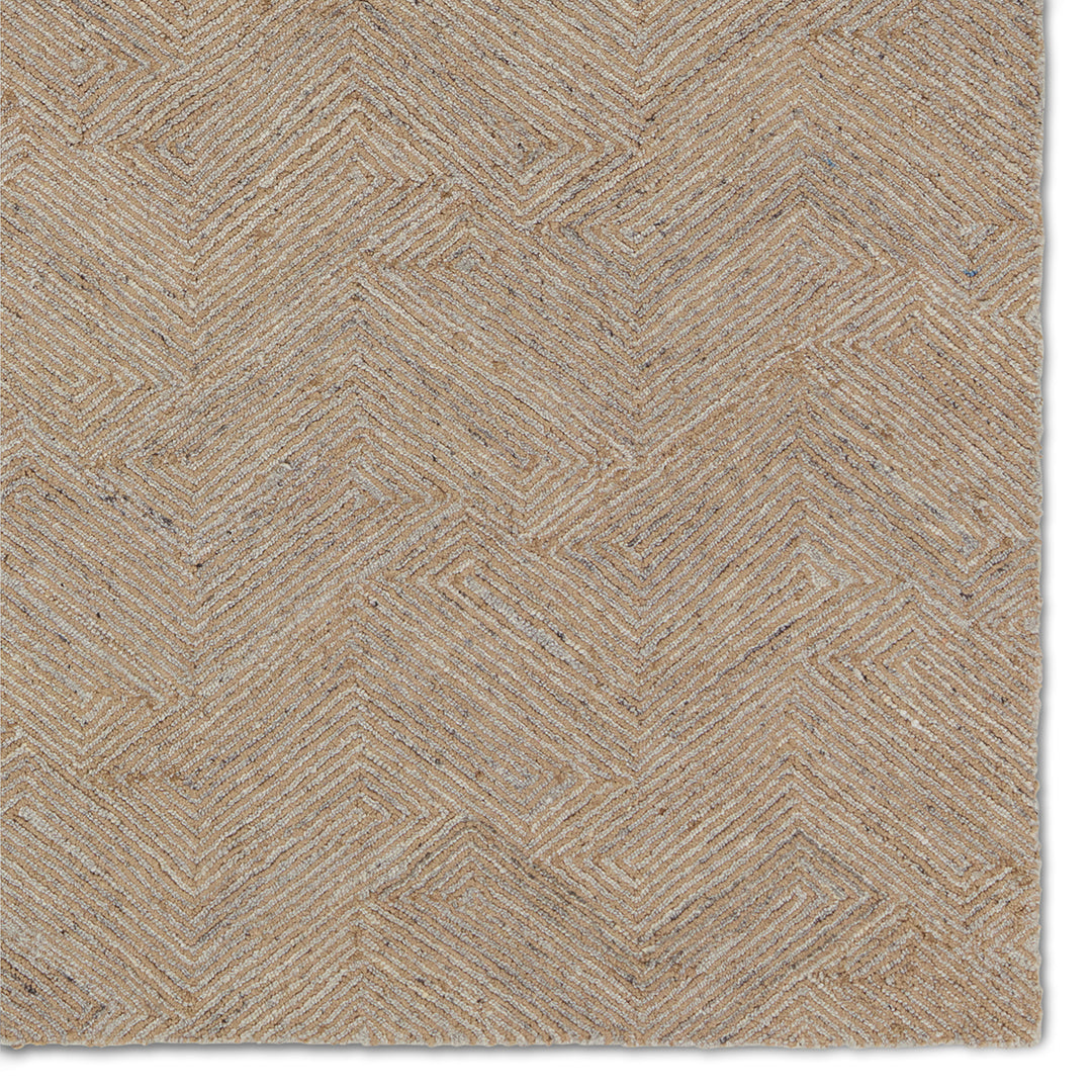 Jaipur Living Friesian Handmade Chevron Tan/Gray Area Rug (10'X14')