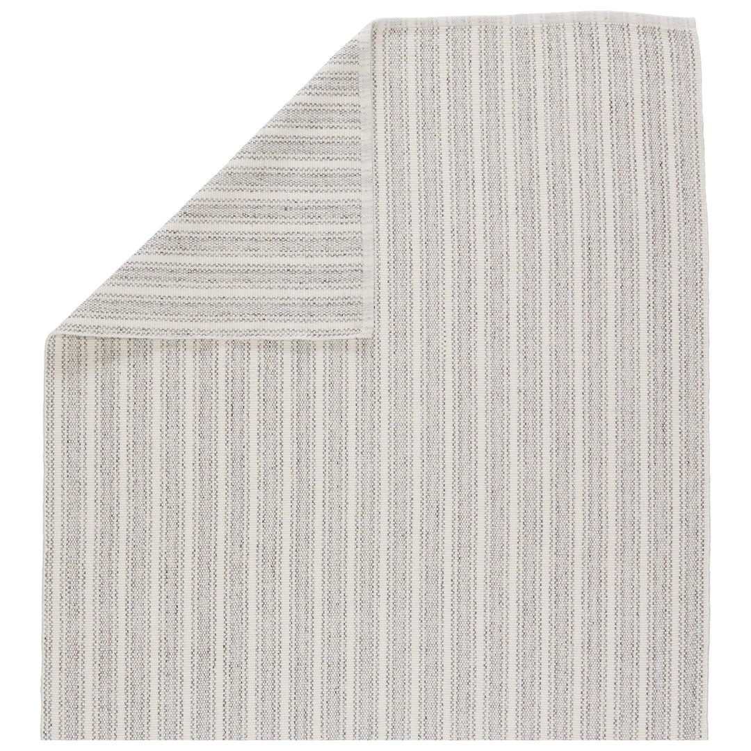 Jaipur Living Elis Indoor/ Outdoor Striped Light Gray/ Ivory Area Rug (2'X3')