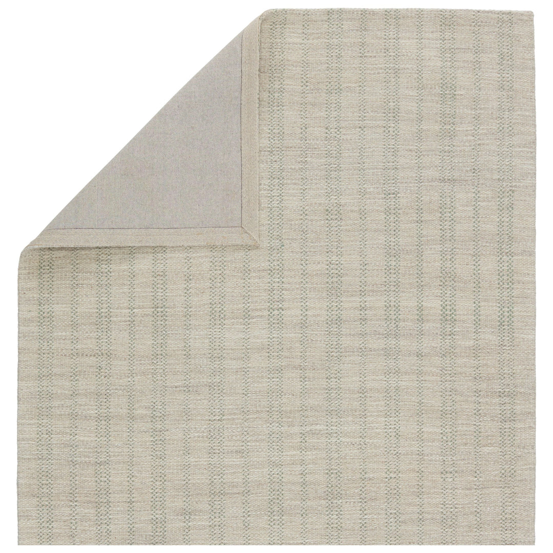 Jaipur Living Marietta Handmade Striped Light Gray/ Light Green Area Rug (8'X10')