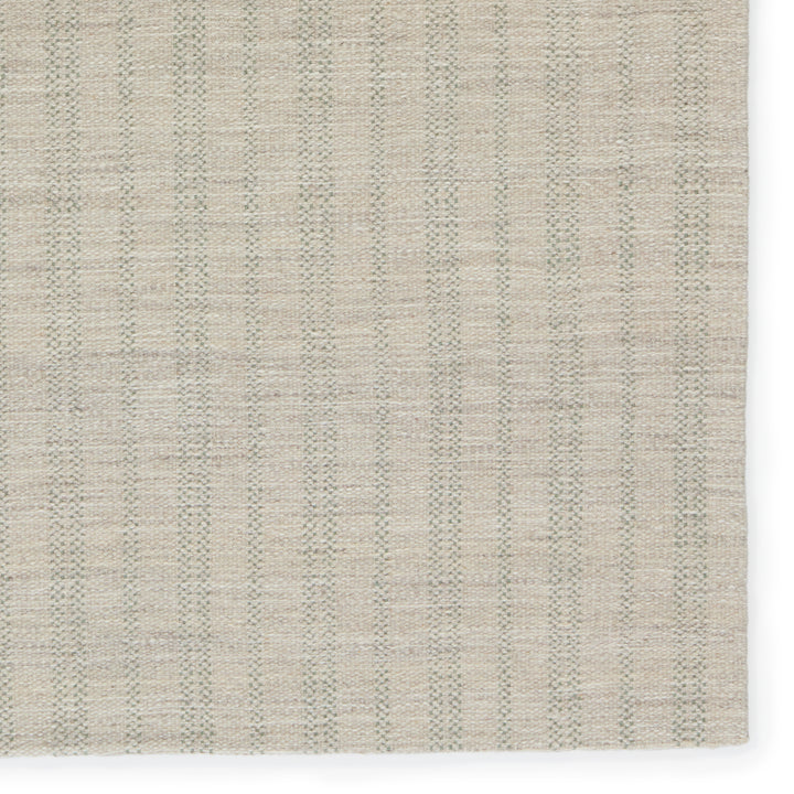 Jaipur Living Marietta Handmade Striped Light Gray/ Light Green Area Rug (8'X10')