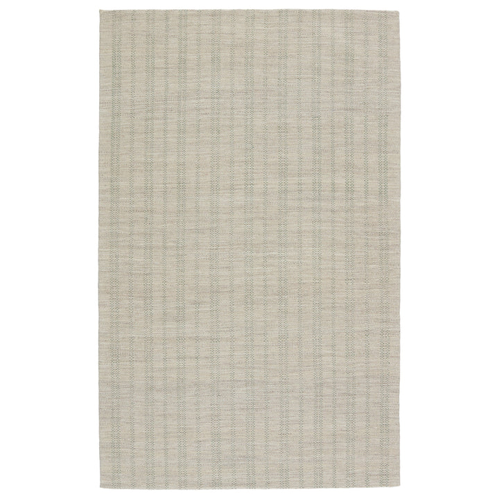 Jaipur Living Marietta Handmade Striped Light Gray/ Light Green Area Rug (8'X10')