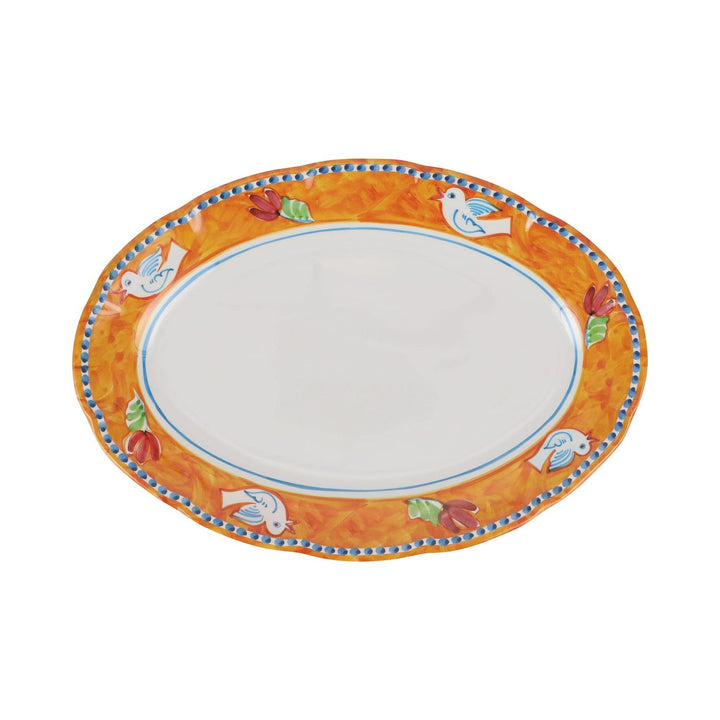 Melamine Campagna Uccello Oval Platter - Default Title