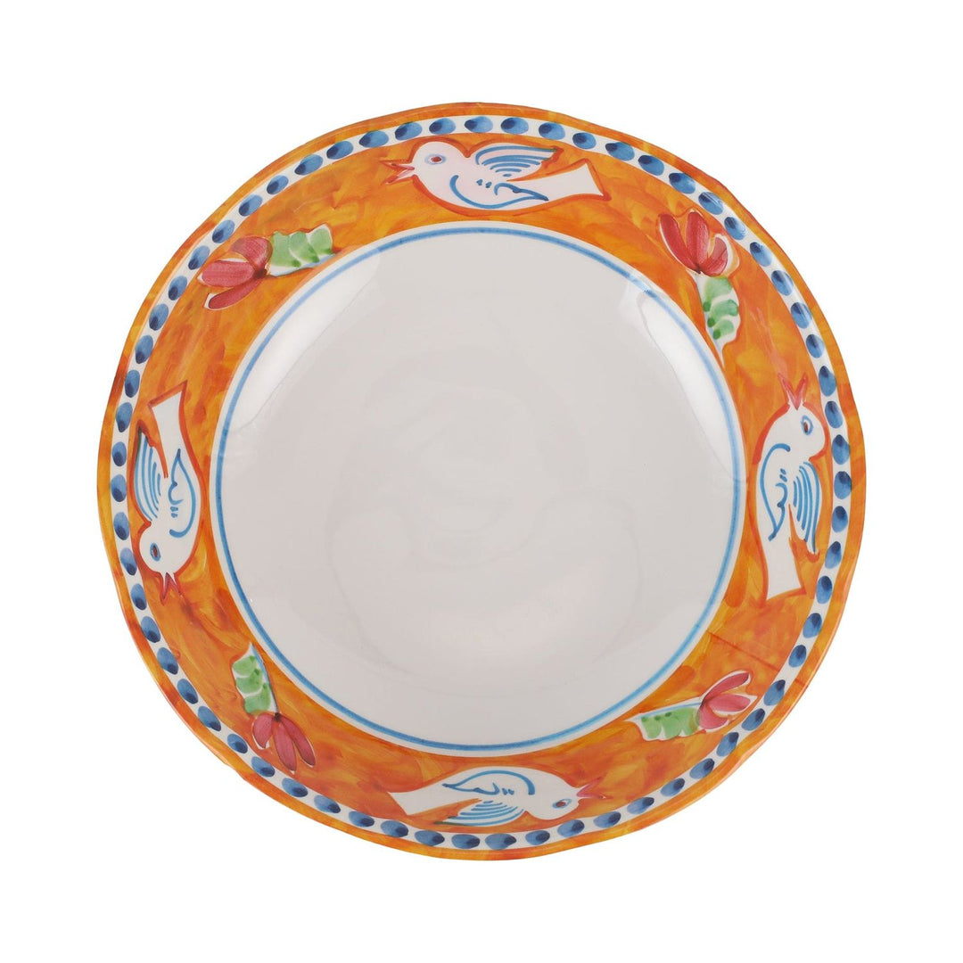 Melamine Campagna Uccello Serving Bowl