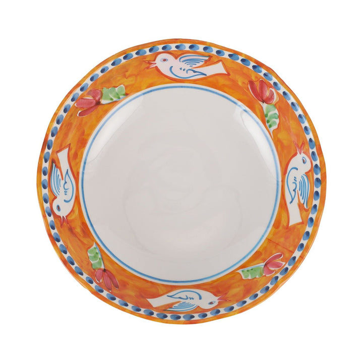 Melamine Campagna Uccello Serving Bowl