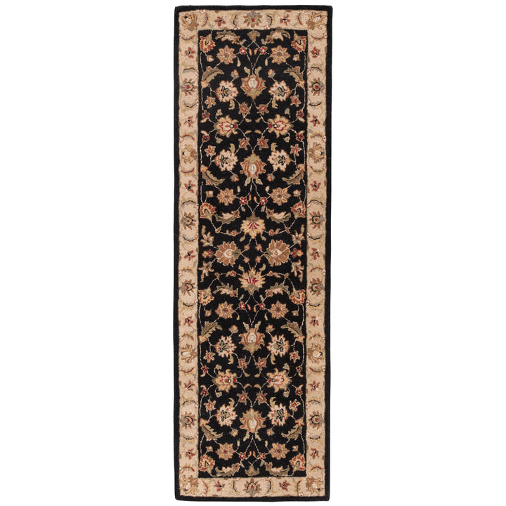 Jaipur Living Selene Handmade Floral Black/ Beige Area Rug (2'X3')