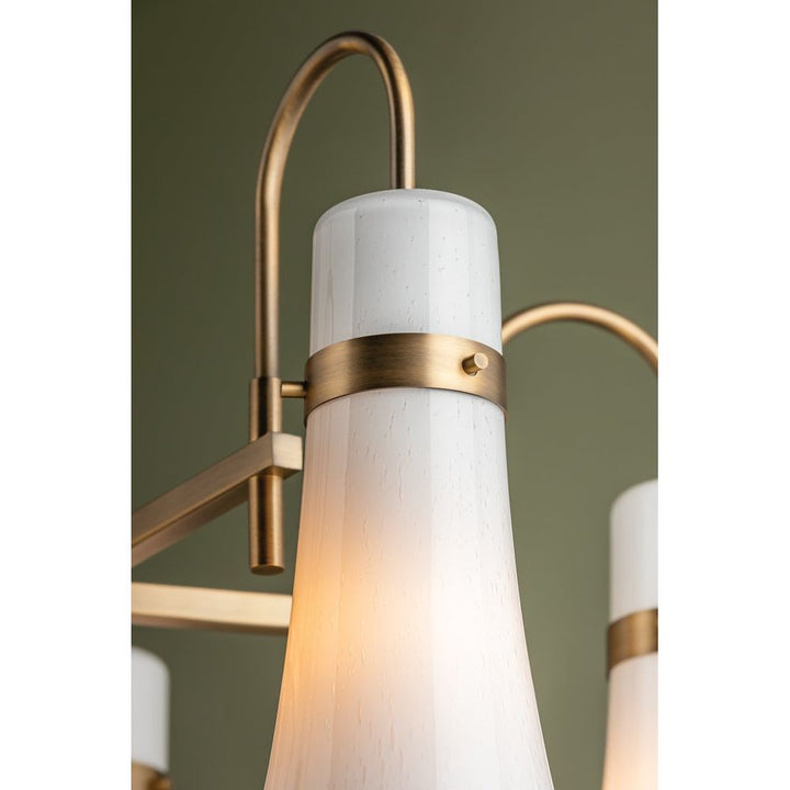 Chandeliers Maple Chandelier - Patina Brass