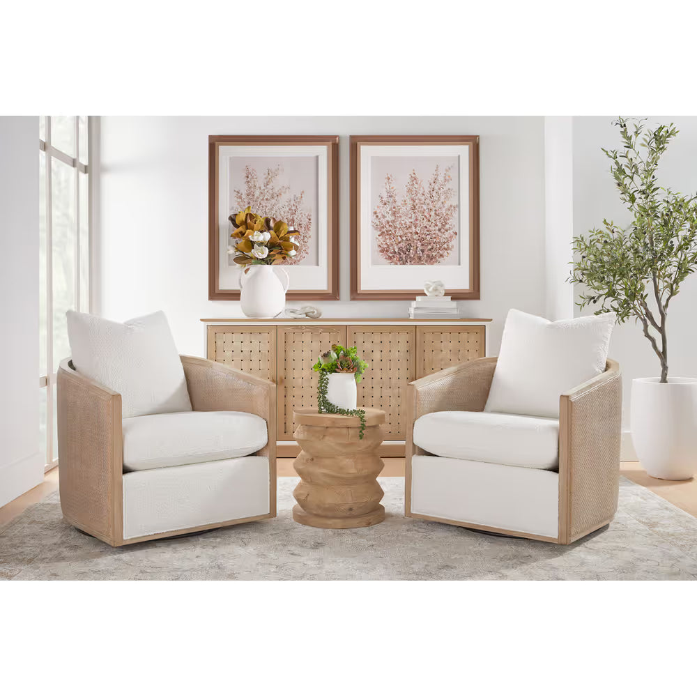 McGuire Swivel Club Chair