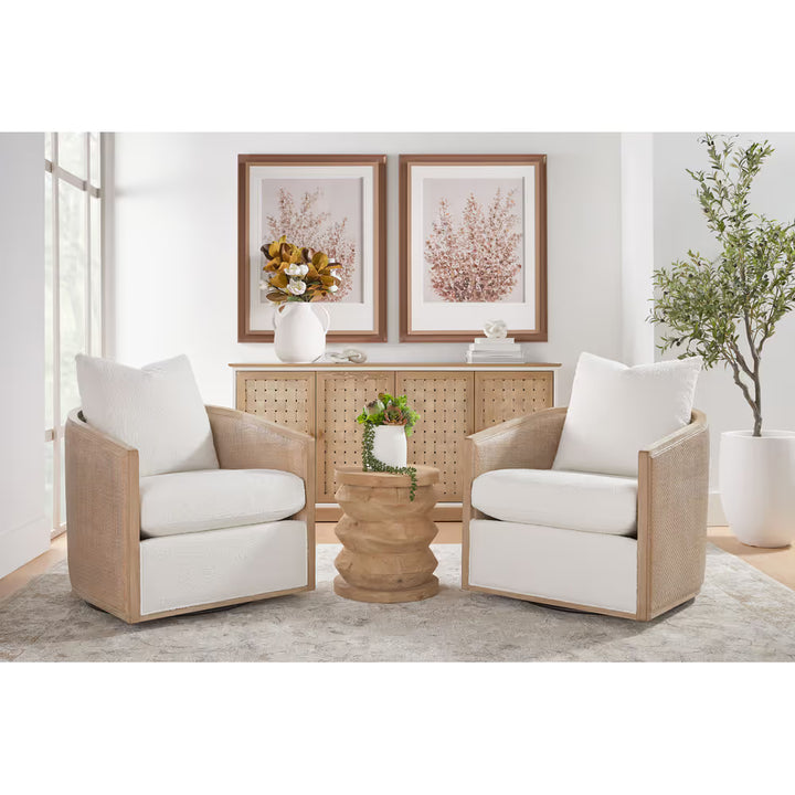 McGuire Swivel Club Chair