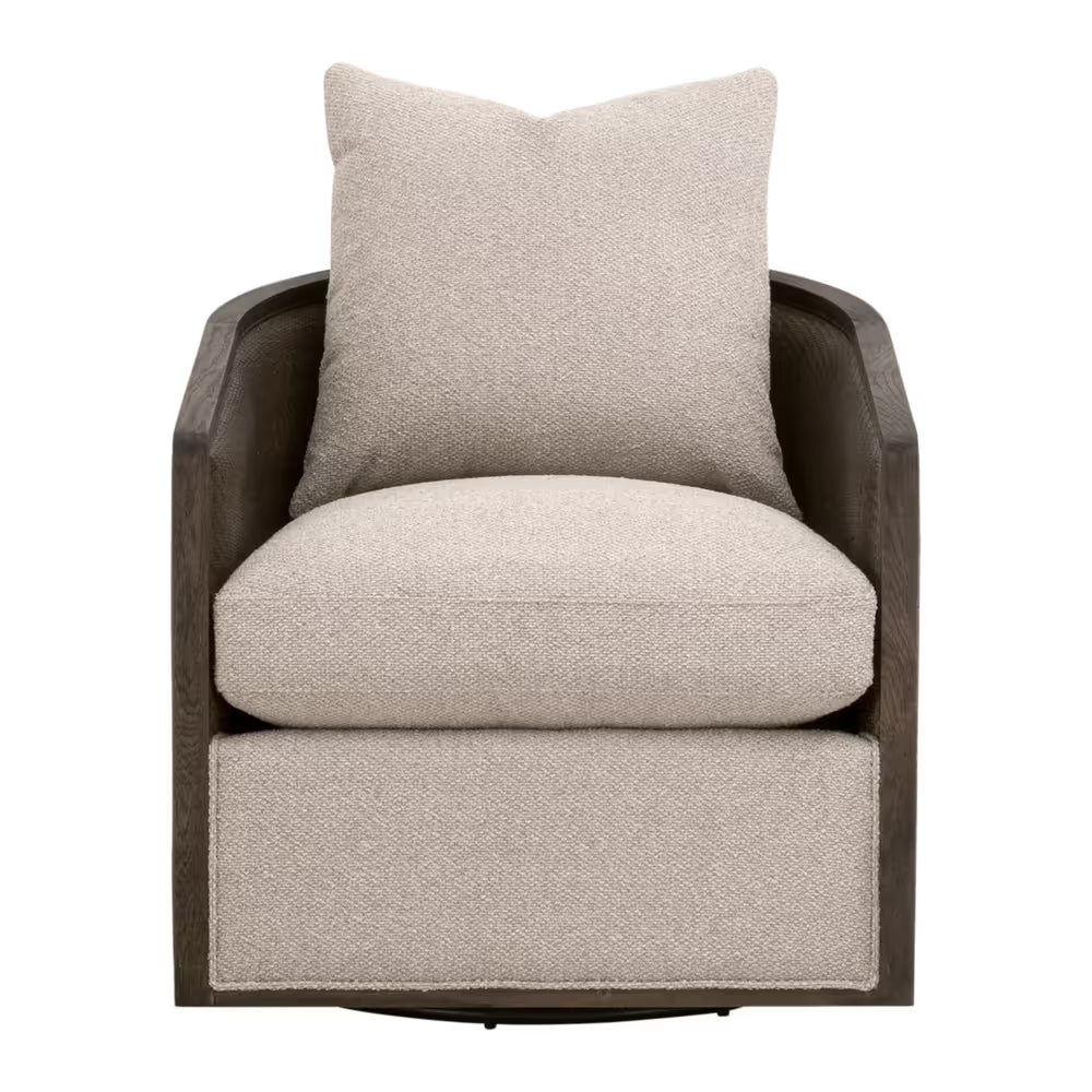McGuire Swivel Club Chair