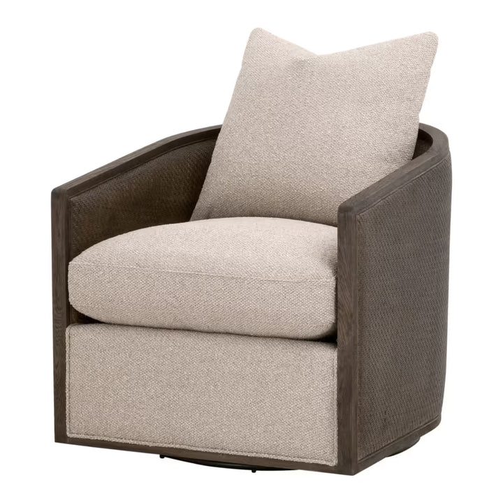 McGuire Swivel Club Chair