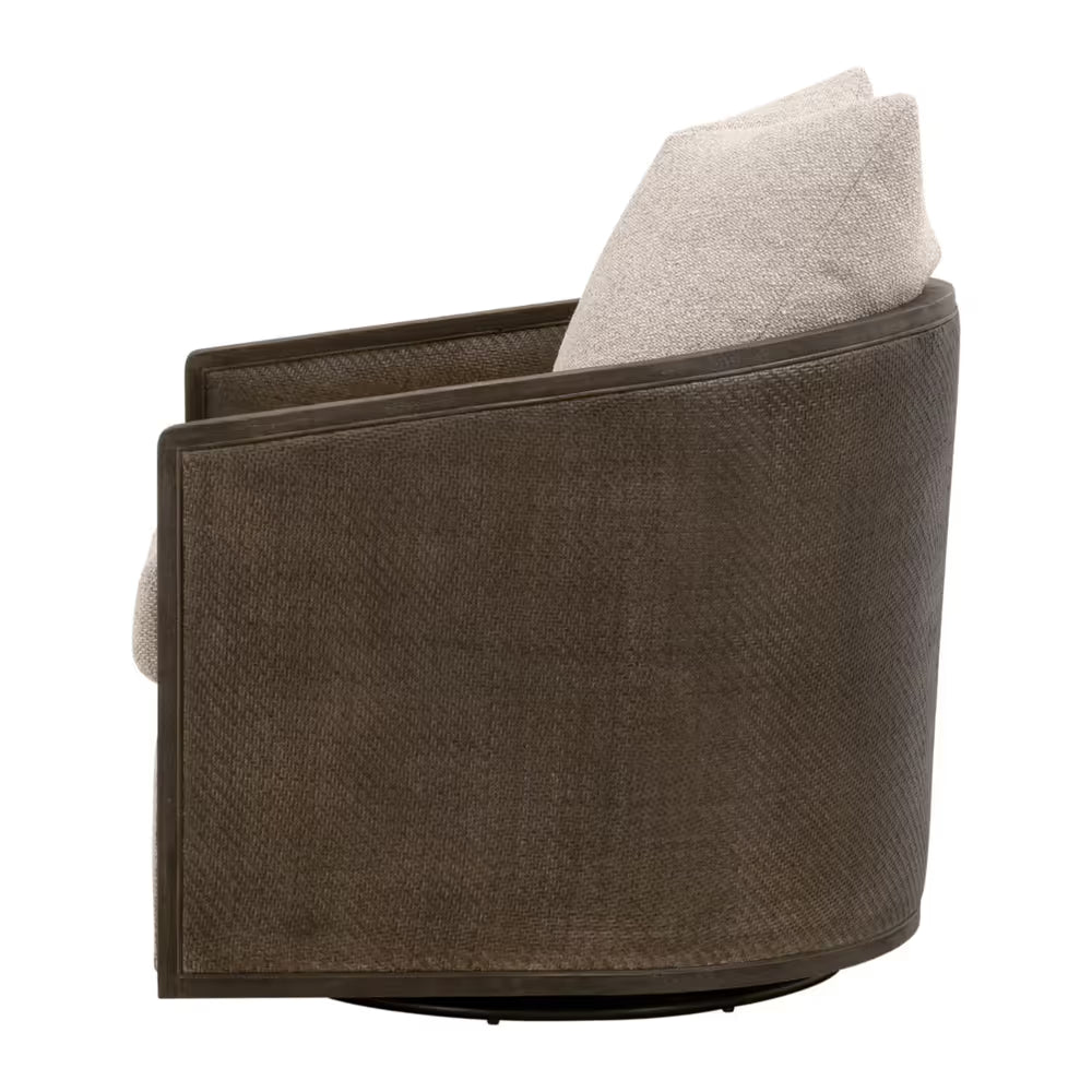 McGuire Swivel Club Chair