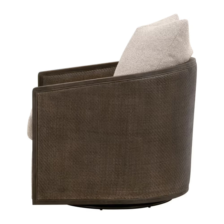 McGuire Swivel Club Chair