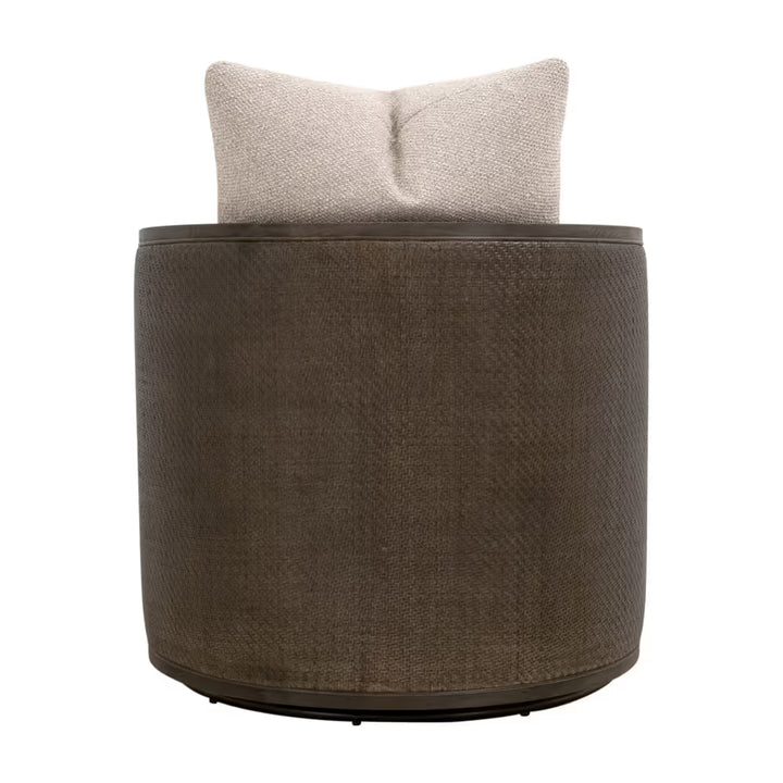 McGuire Swivel Club Chair