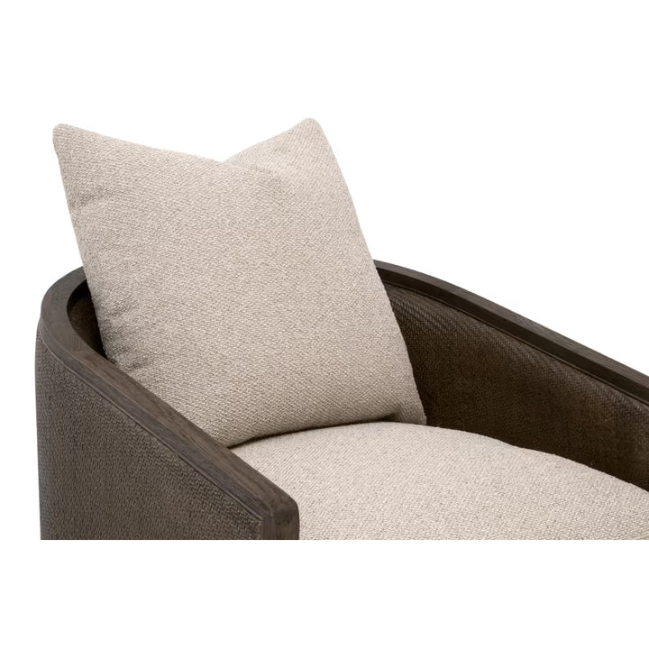 McGuire Swivel Club Chair