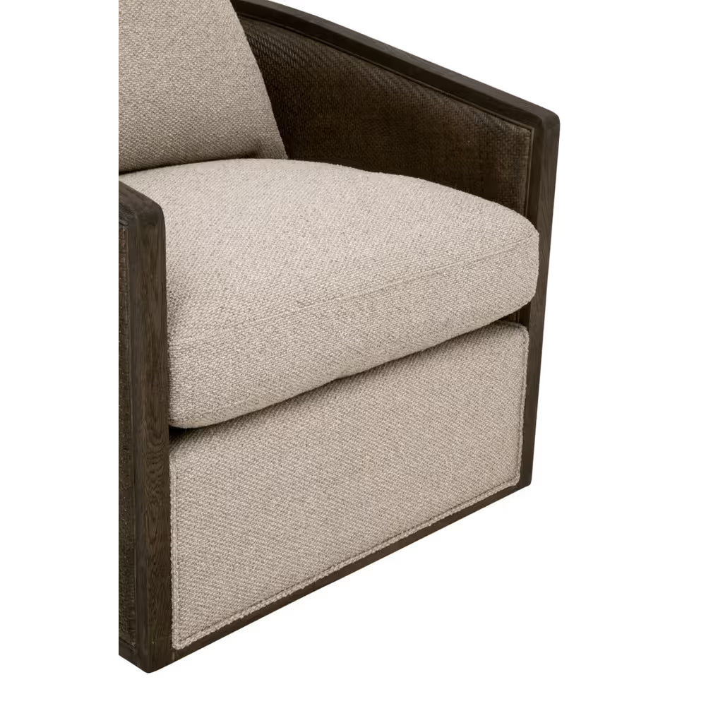 McGuire Swivel Club Chair