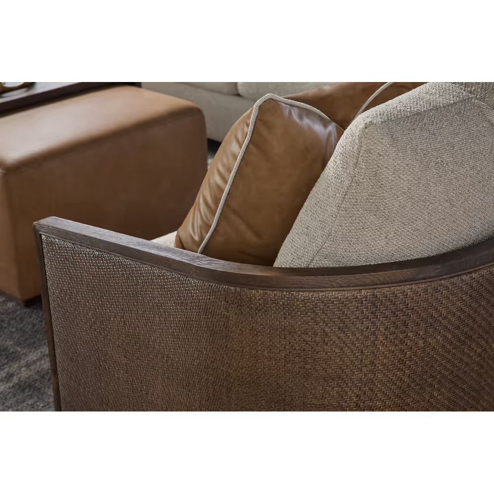McGuire Swivel Club Chair