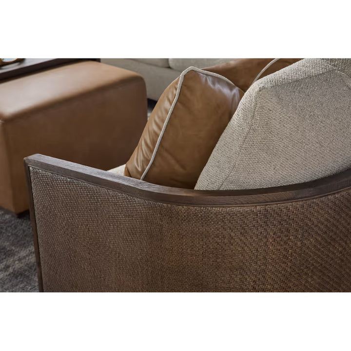 McGuire Swivel Club Chair
