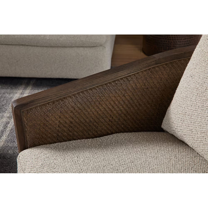 McGuire Swivel Club Chair