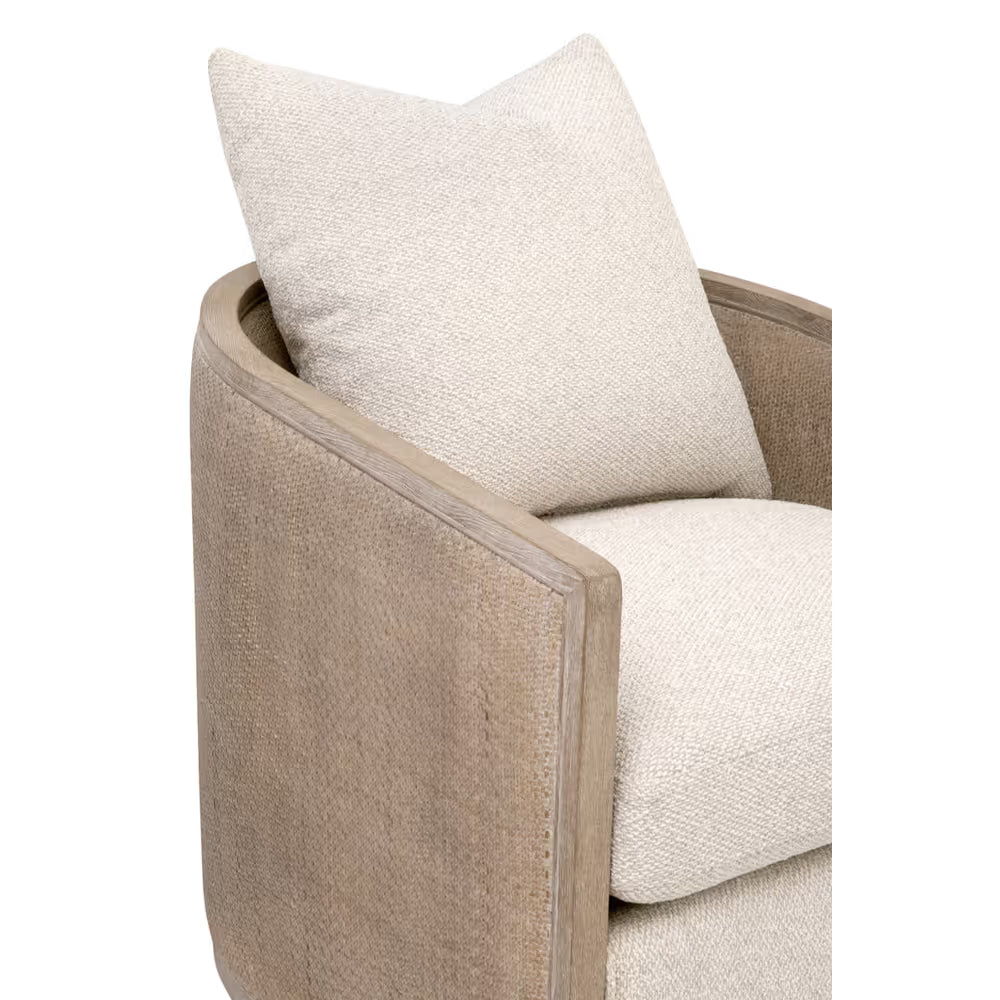 McGuire Swivel Club Chair