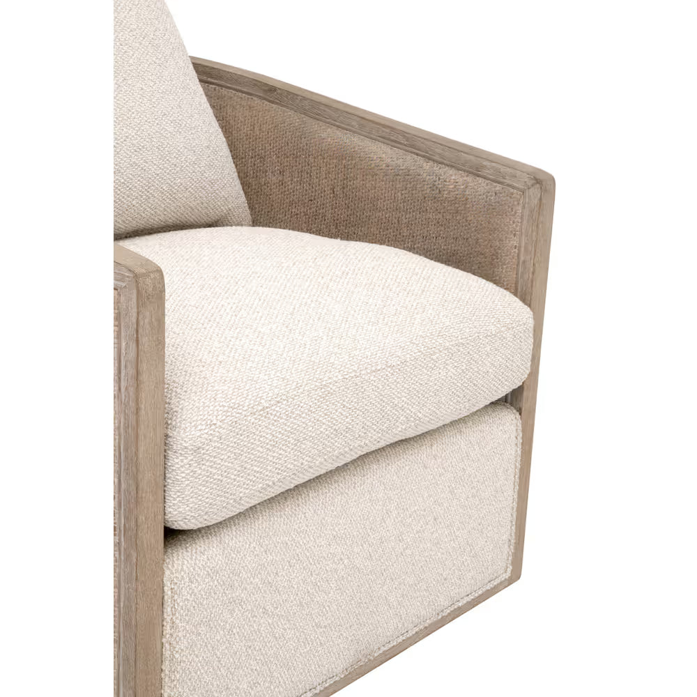 McGuire Swivel Club Chair
