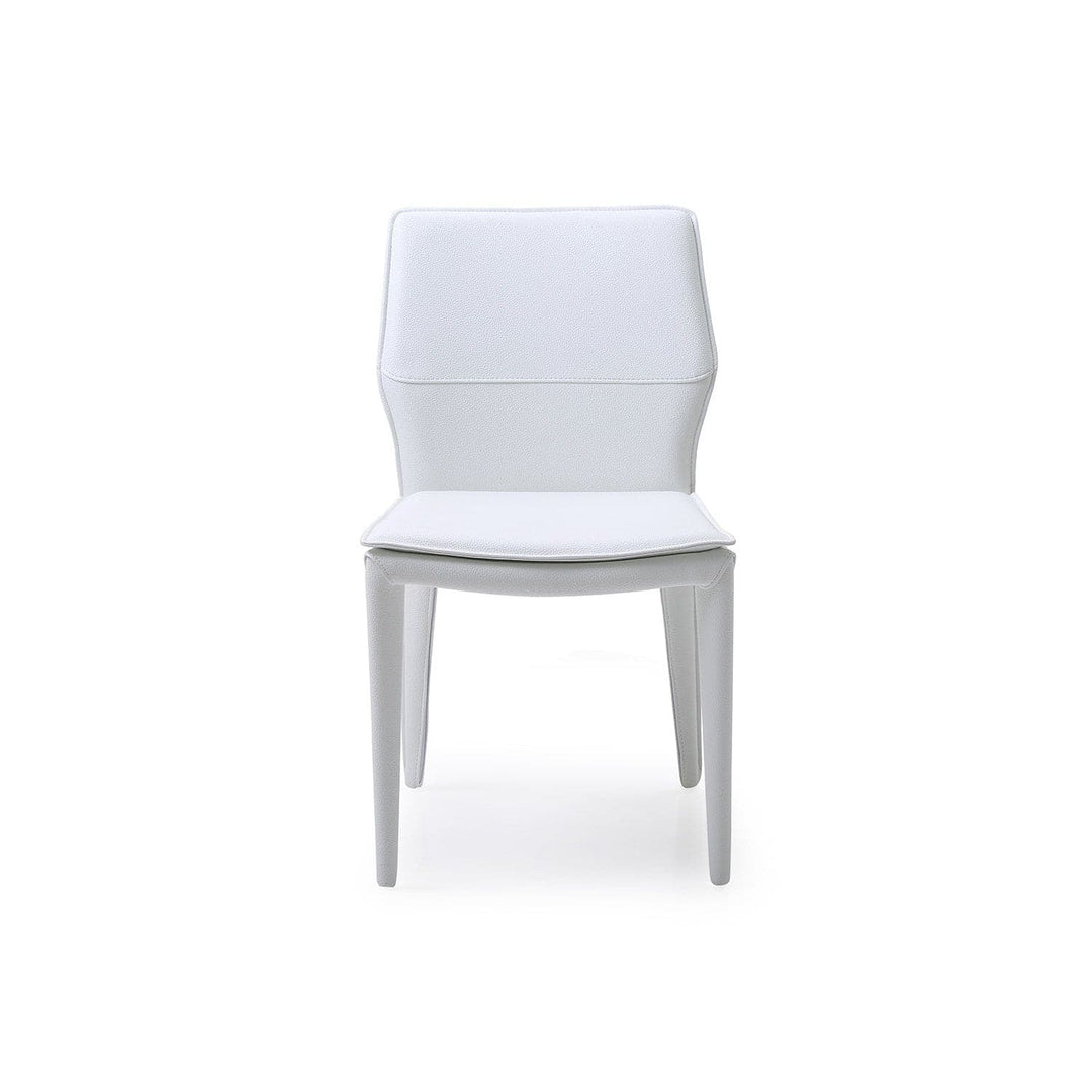 Miranda Dining Chair-Whiteline Modern Living-WHITELINE-DC1475-DGRY-Dining ChairsDark Grey Faux Leather-7-France and Son